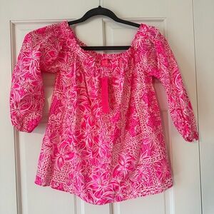 Lilly Pulitzer Winifred Top * NWT * size M * retail $118